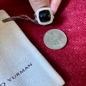 AUTHENTIC DAVID YURMAN ALBION ONYX DIAMOND RING DY